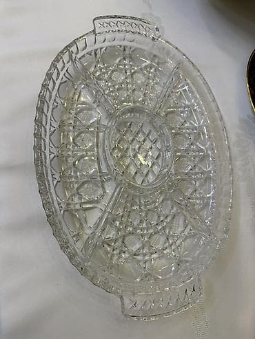 bayram sufreleri: Boşqablar, 1 əd, Xrustal — 2