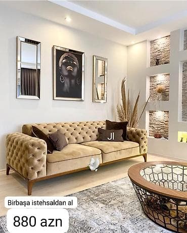 Divan, Yeni, Bazasız, Vеlur parça