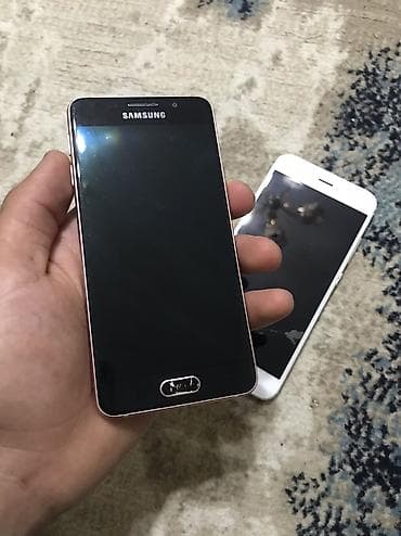 iphone 100 pro max: Samsung Galaxy A3 2016, 16 GB, rəng - Qızılı, Sensor, İki sim kartlı — 3