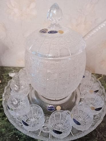 Bohemia kristal punch dəsti - Brend: Bohemia Crystal (etiketlərlə) - lalafo.az -da Bohemia kristal punch dəsti - Brend: Bohemia Crystal (etiketlərlə) -