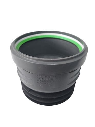 keci sudu: Kanalizasiya borusu, Qofralı, Plastik, 110 mm, Yeni — 1