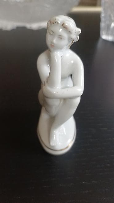 статуетка: Фигура, Керамика, цвет - Белый — 1