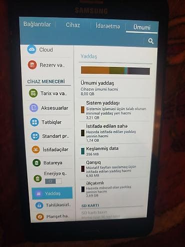 samaung a10s: Samsung Galaxy Tab 4 7.0 (SM‑T231) planşet - Ekran: 7.0 düym, TFT - — 8