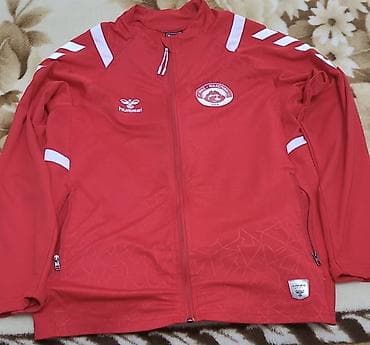 kişi idman geyimləri: Svitşot, Hummel, L, rəng - Qırmızı — 2