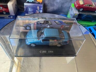 metbex tavan modelleri: Коллекционная модель Mercedes-Benz C200 W202 blue 1994 Altaya Scale — 5
