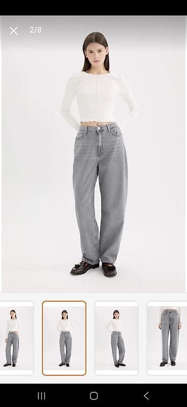 g shock casio: Şalvar, Defacto, XL, rəng - Qəhvəyi — 7