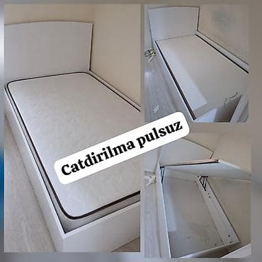 Çarpayı bazalıdır ölçüsü 1.25 en 2 m 140 azn çatdırılma pulsuz
