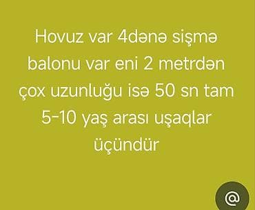 oyun alanı: Uşaq Hovuza Gəzmə Komplekti - 4 ədəd şişmə balonla təchiz olunmuş — 1