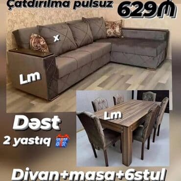 divan ölçüsü: Yeni, Künc divan, Qonaq otağı üçün, Açılmayan, Türkiyə — 9