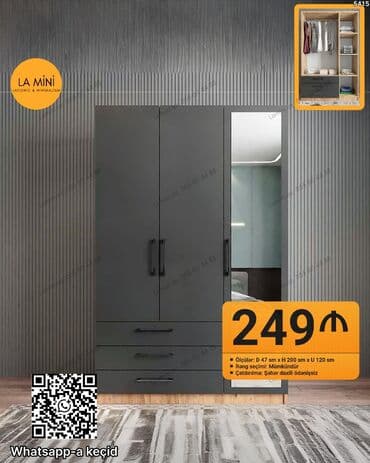 berber güzgüsü: Açılan, Düz dolab, Qarderob, paltar dolabı — 1