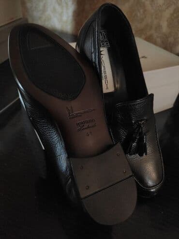 zamuş ayaqqabılar: Möhtəşəm Moreschi brand loafers. İtaliya, əl işi. Təmiz dəri. Təzə — 5