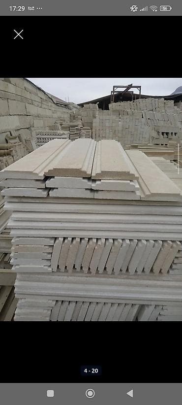 dekor dasi: Təbii daş plitələr – fasad və landşaft işləri üçün Məhsul: - Kəsimi — 10
