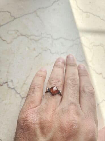 kəhraba: Üzük, Gümüş, 925 Əyar, Kəhrəba — 3