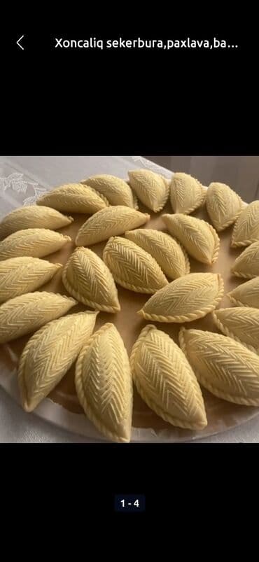 xonça şəkli: Ev şirniyyatları – sifarişlə hazırlanır - Badambura: klassik qat-qat — 5