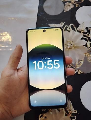 11 telefon: Redmi Note 14, 256 GB, rəng - Ağ, Sensor — 5