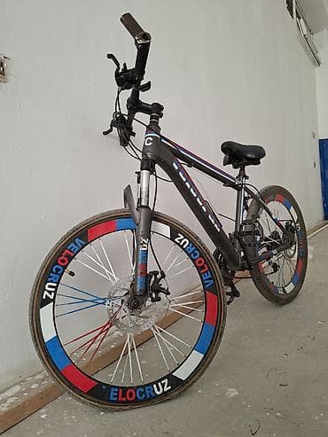 velosiped ural: İşlənmiş İki təkərli Uşaq velosipedi Velocruz, 24", sürətlərin sayı: 21, Ünvandan götürmə, Ödənişli çatdırılma — 2