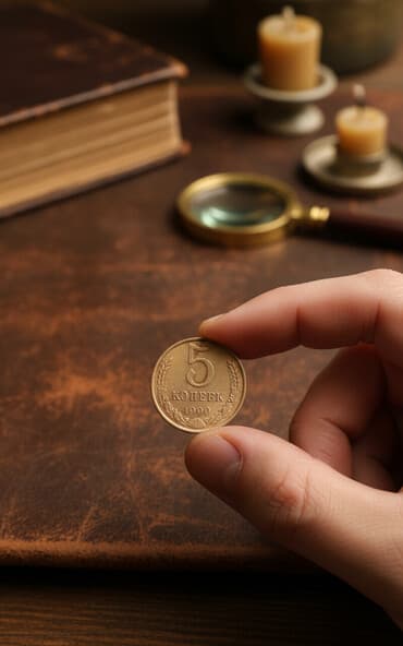 1990cı ilin 5 Rus qəpiyi. Əlimdə 2ədəd var