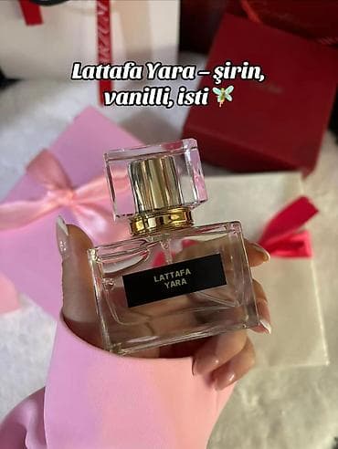 Qadın ətirləri seçimi - Lattafa Yara – şirin, vanilli, isti nüanslara