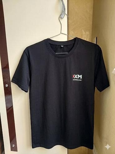 Futbolkalar: Qara rəngli kişi T‑şörtü – XM Azerbaijan loqolu - Model: qısaqol — 4