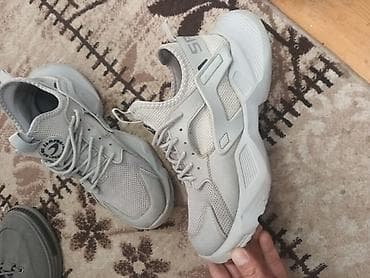 black squad jakna: 🌋“Nike Huarache style boz sneaker "🌋 😎 rahat və premium — 3