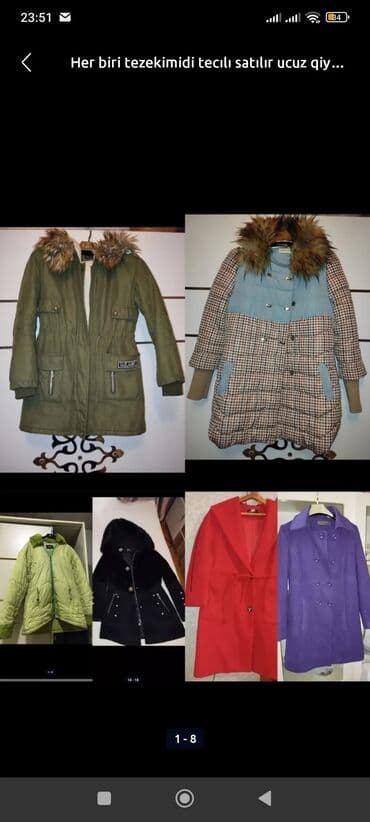 женские брюки в полоску: Qadın üst geyimləri – bir neçə model - Qırmızı şişmə qısa kürk — 19