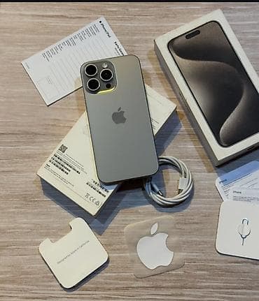 apple ipad 13: IPhone 15 Pro Max, 256 GB, Zəmanət, Face ID, Sənədlərlə — 1