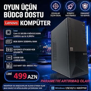 ŞOK ENDİRİM!!! QAÇIRMAYIN!!! ⭐Tək Sistem Bloku - 499 AZN ⭐KOMPLEKT