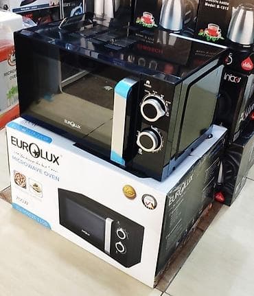 Mikrodalğalı soba Eurolux, Ayrıca dayanan, Mikrodalğalar ilə, rəng - Qara, Yeni — 1