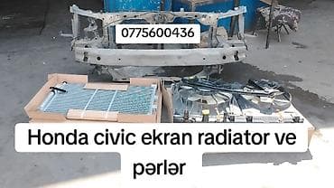 radiator zass: Honda Civic üçün ehtiyat hissələri paketi - Model uyğunluğu: Honda — 1