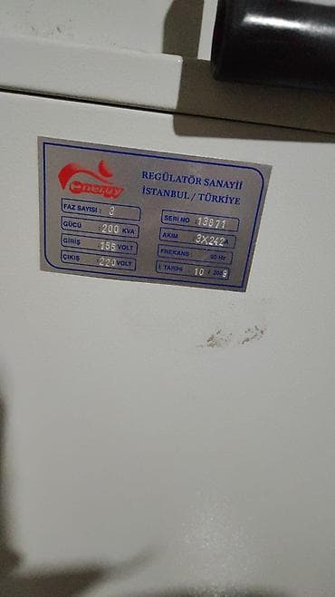 Enerji markalı 3 fazlı avtomatik gərginlik stabilizatoru (regulyator) — 3