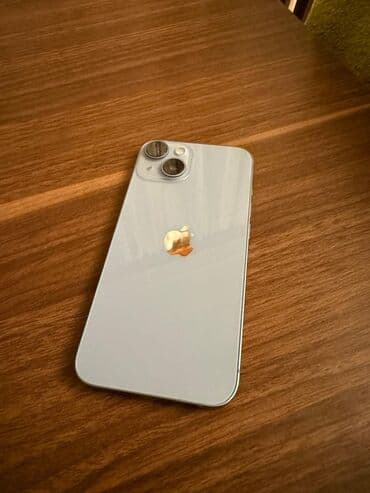 14 qiymeti: IPhone 14, 128 GB, Mavi, Barmaq izi, Simsiz şarj, Face ID — 3