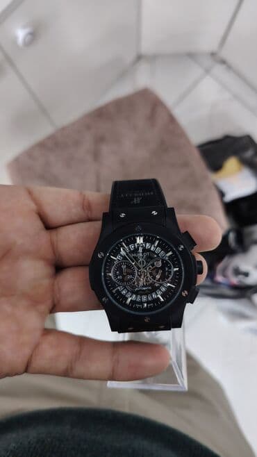 irshad telecom is saatlari: Yeni, Qol saatı, Hublot, rəng - Qara — 5