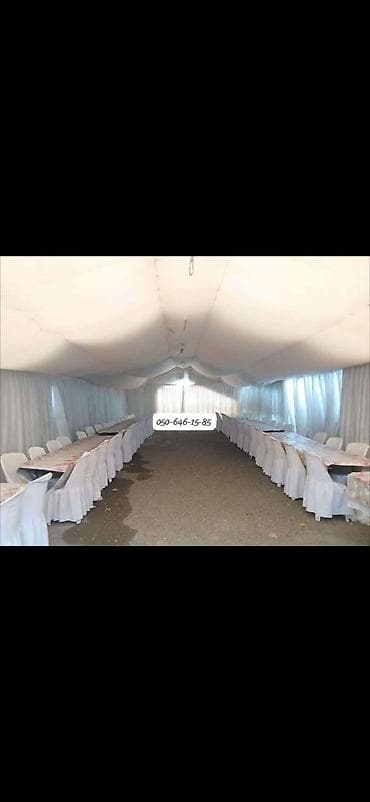 piknik cadiri: SATILIR Toy və. mərasim çadırı icarəsi – tam komplekt dekor və — 2