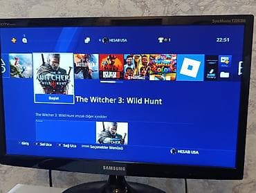 Şəkildəki original dəst PS4 slim 500gb nöqtə cızıq yox +2 pult+ 2disk — 5