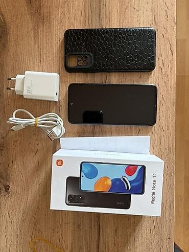 telefon barter: Redmi Note 11, 128 GB, rəng - Göy, Barmaq izi, İki sim kartlı, Sənədlərlə — 2