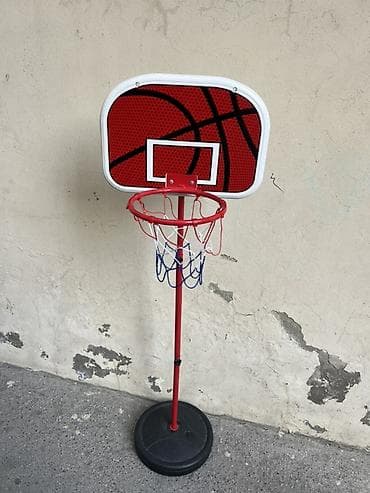 Боксерские груши: Uşaqlar üçün daşına bilən basketbol səbəti və lövhəsi - Tək dirəkli — 4