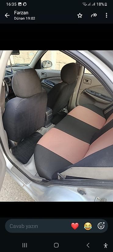 nissan sunny radiator: Nissan Sunny sedan öz adımadı. - Kuzov: sedan, gümüşü rəng - Mühərrik — 5
