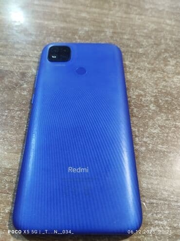 samsung z flip 1: Redmi 9C, 64 GB, rəng - Mavi, Barmaq izi — 1