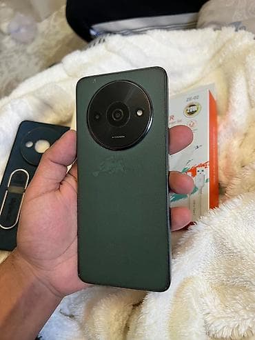 Mobil telefon və aksesuarlar: Redmi A3, 128 GB, rəng - Yaşıl, Barmaq izi, Face ID — 9