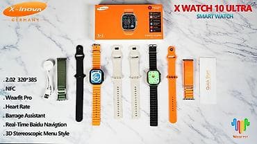 Kateqoriya: Smart saatlar Brend: X-Inova Model: X10 Ultra Gold — 1