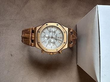 Audemars Piguet Royal Oak üslubunda xronoqraf kişi qol saatı - — 2