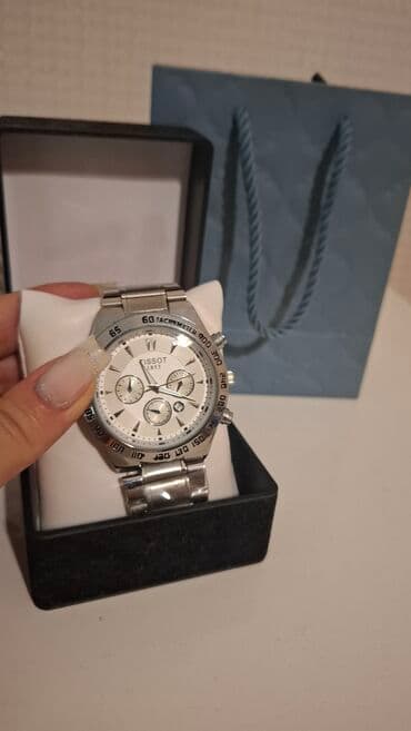 rado saat qiymeti azerbaycanda: Yeni, Qol saatı, rəng - Gümüşü — 1