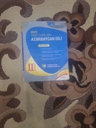 Azərbaycan dili Testlər 11-ci sinif, DİM, 2-ci hissə, 2023 il