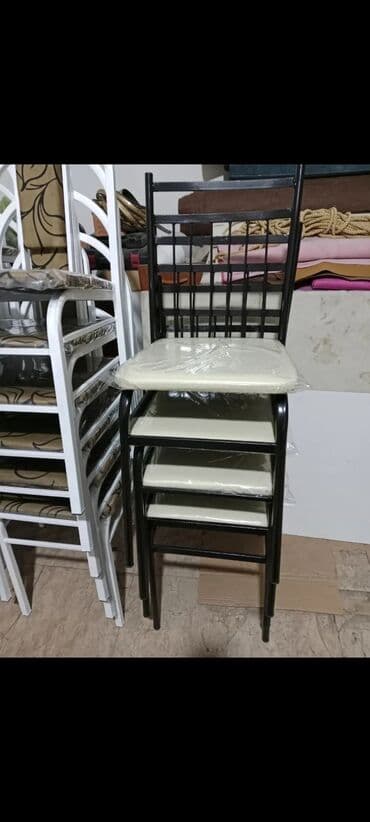 mətbəxt stol: Qonaq otağı üçün, Yeni, Qatlanmayan, rəng - Sarı Stul — 11