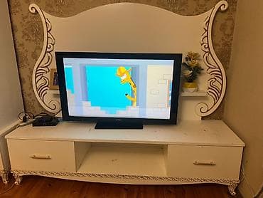 Tv stend ve qorka ikisi bir satilir Madrial MDF boyali maldi qiymeti — 2