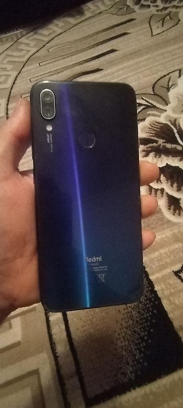 samsung c5212 telefon: Redmi Note 7, 64 GB, rəng - Mavi, Barmaq izi — 2