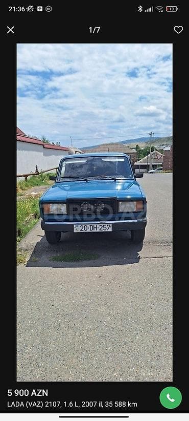 islenmis kompressor: VAZ (LADA) 2107: 1.6 l | 2007 il Sedan — 1