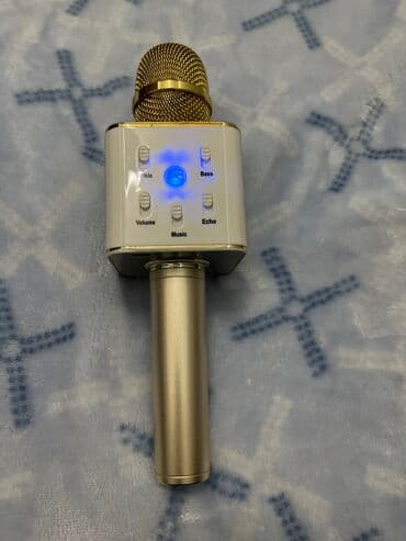 kalonka mikrafonlu: Salam,bu mikrafon təmiz orginaldır dubaydan gətirilib musiqi üçün kart — 6