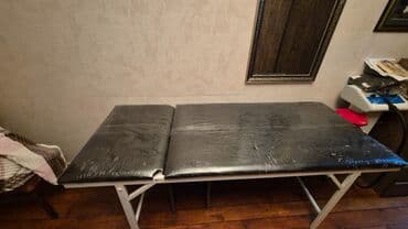 Masaj kuşetkası, Qatlanmayan, rəng - Qara