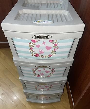 tut: "Sağlam" firmasının istehsalı olan 4 çəkməcəli plastik komod satılır — 2